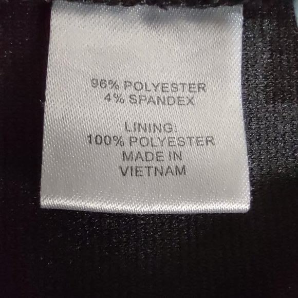 NEW YORK AND CO BLACK AND WHITE HOUNDSTOOTH WAIST BAND PAPLUM SLEEVELESS SIZE 2 - Picture 13 of 13